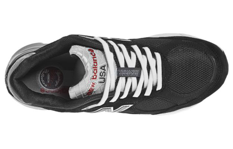 (WMNS) New Balance 990v3 Made In USA 'Black White' W990BK3