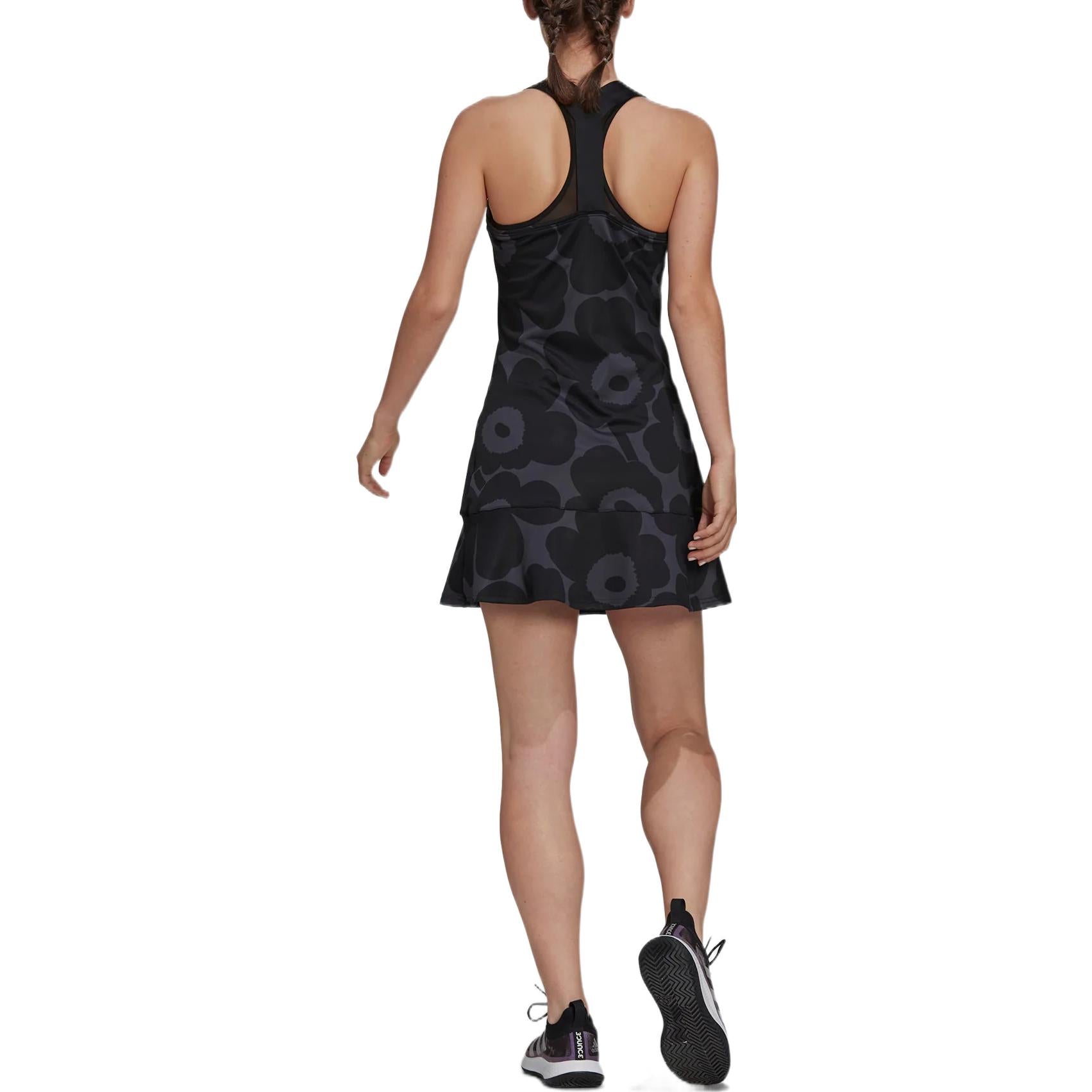 (WMNS) adidas Marimekko Tennis Y-Dress Asia Sizing 'Black' GT6003
