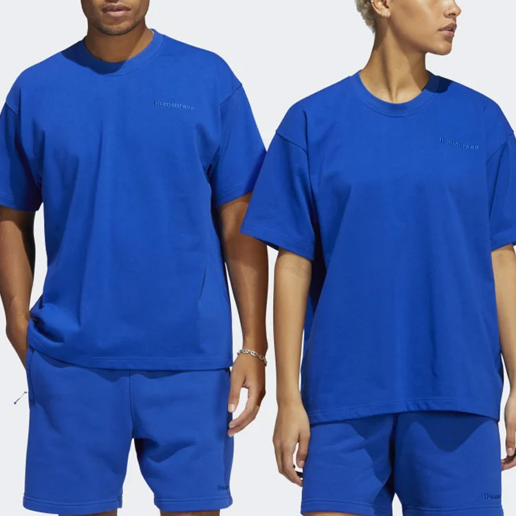 adidas x Pharrell Basic Sports T-Shirt 'Blue' HF9949
