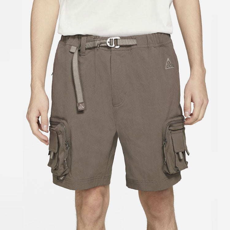 Nike ACG Solid Color Cargo Shorts US Edition Gray Brown DH8347-004