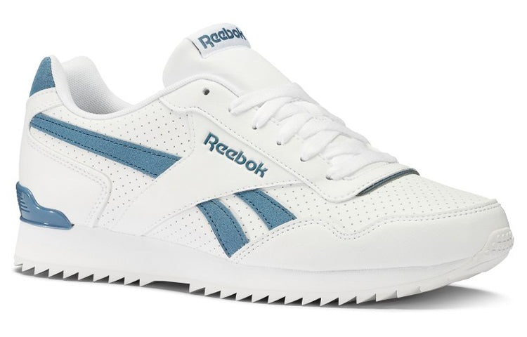 Reebok Royal Glide Ripple Clip Running Shoes White/Blue CN4043