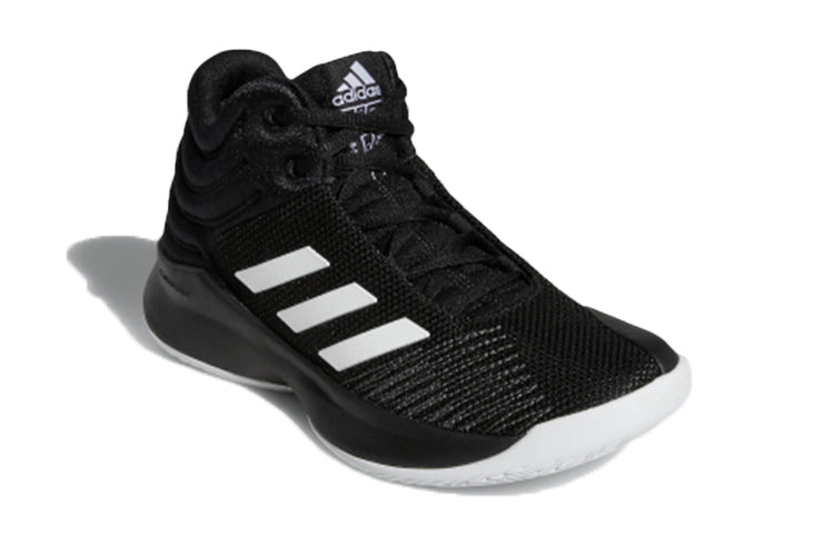 (GS) adidas Pro Spark 2018 K Black/White/Grey AH2644