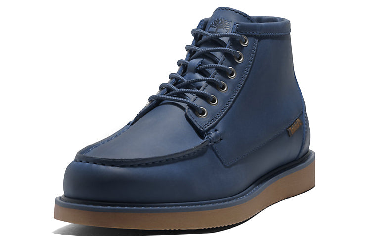 Timberland Newmarket II Moc Toe Chukka Boots 'Navy Nubuck' A5SD4019