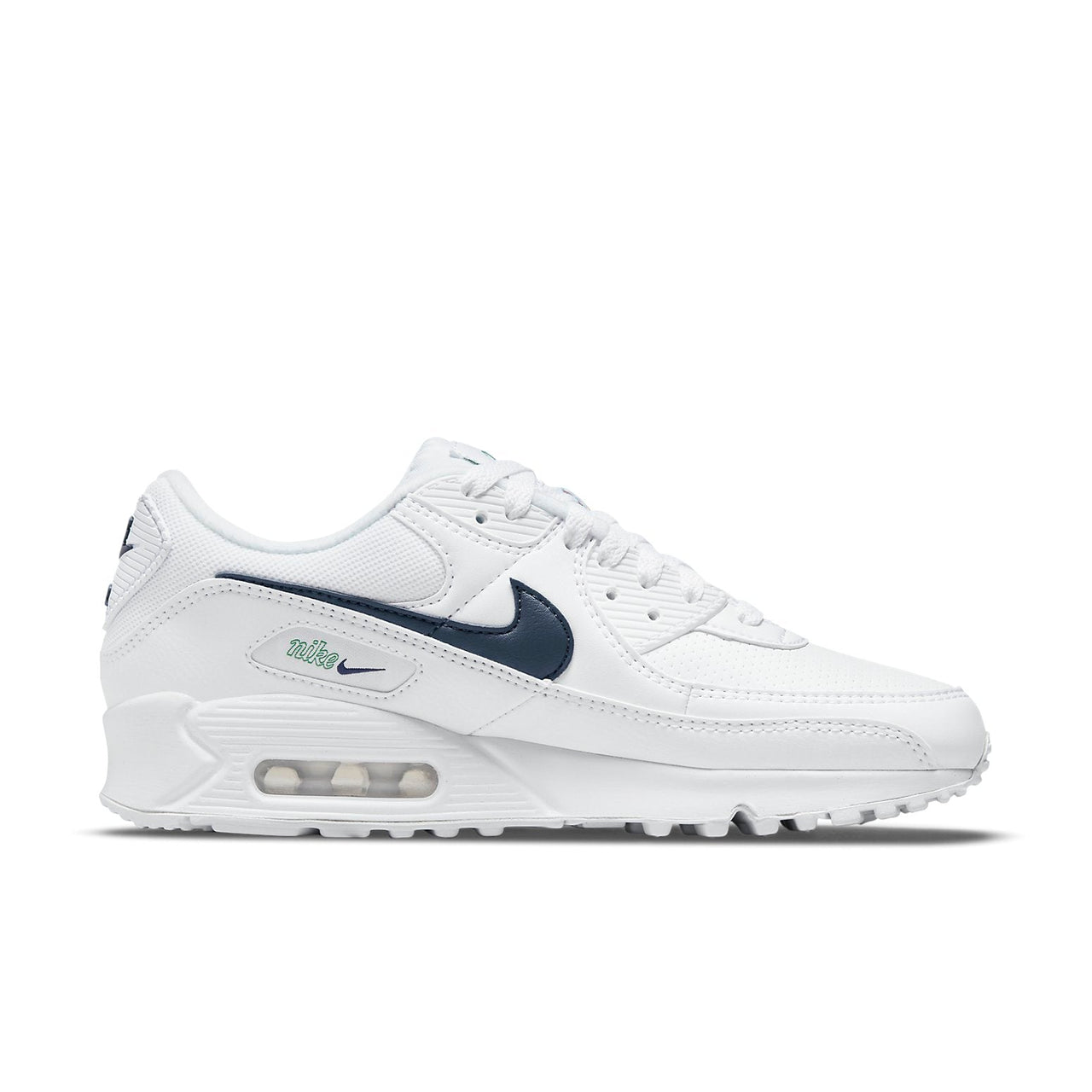 (WMNS) Nike Air Max 90 'White Racer Blue' DH1316-101