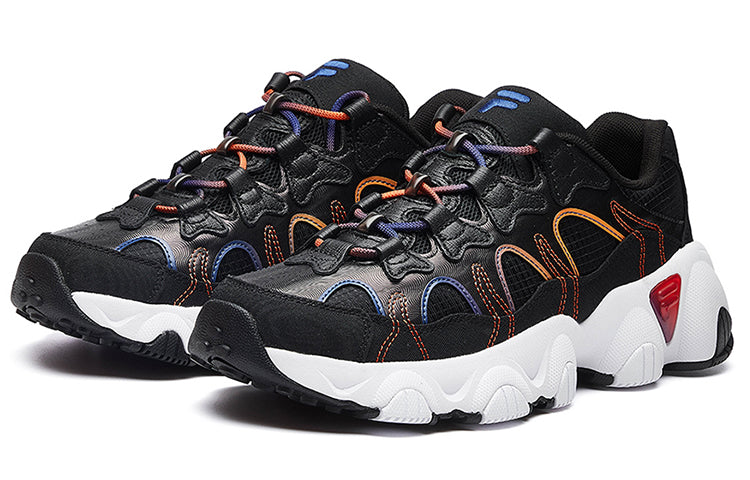 FILA Jagger Retro Running Shoes Black/Orange F12M031402FBO