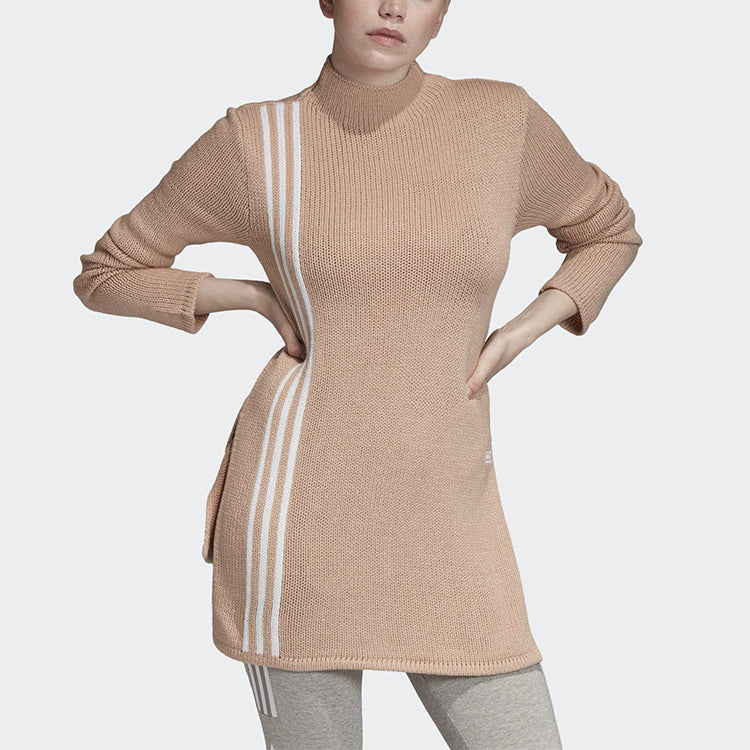 (WMNS) adidas originals Tlrd Side Forked Pullover Wool Sweater Pearl Pink FN2795