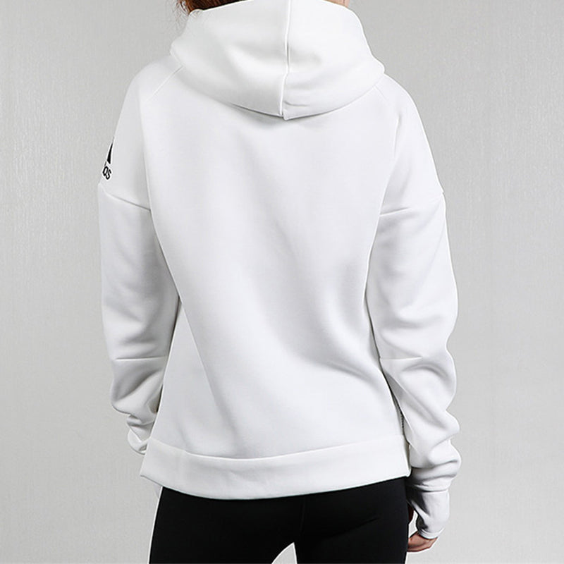 (WMNS) adidas Logo Printing Windblocker Jacket White EK4324