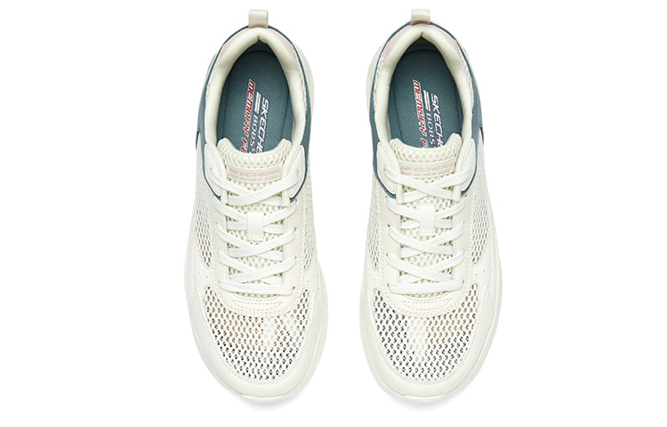 (WMNS) Skechers Bobs Shoes 'White Green' 117155-WMLT