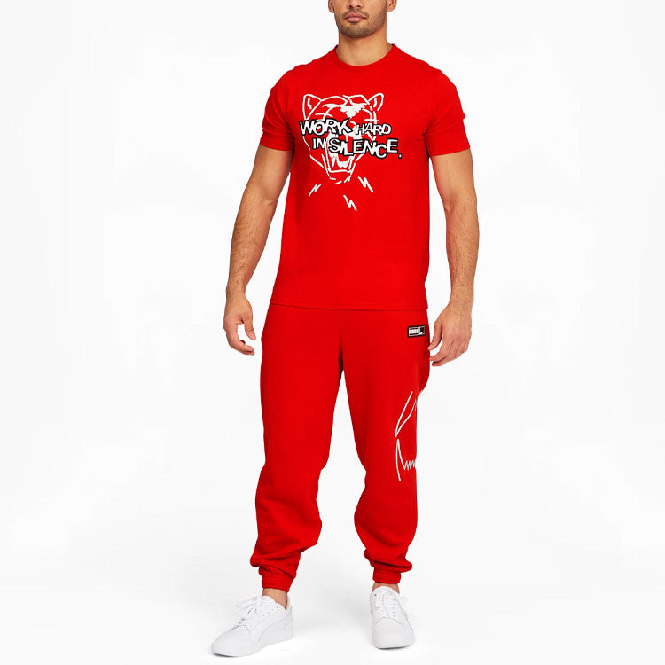 PUMA Franchise Graphic Tee 'Red' 530480-03