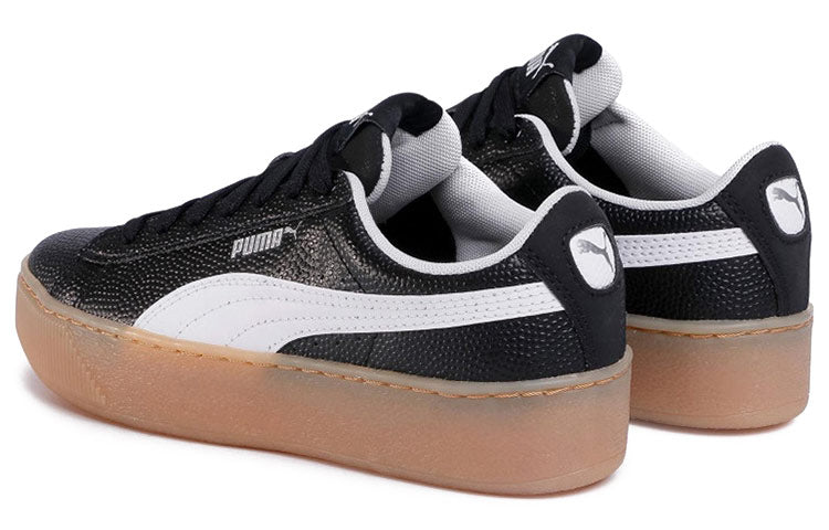 (WMNS) PUMA Vikky Platform 'Black Gum' 366805-02