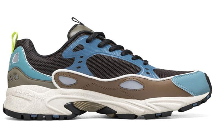 Skechers Stamina Running Shoes Black/Brown/Blue 666096-BRN