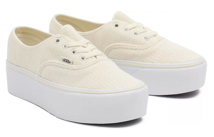 Vans Authentic Stackform Rib Knit 'Cream White' VN0A5KXXAZ1