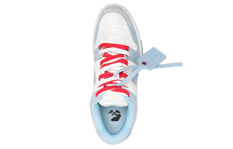 Off-White Out Of Office Vintage Leather 'Blue White Red' OMIA189F22LEA0110140