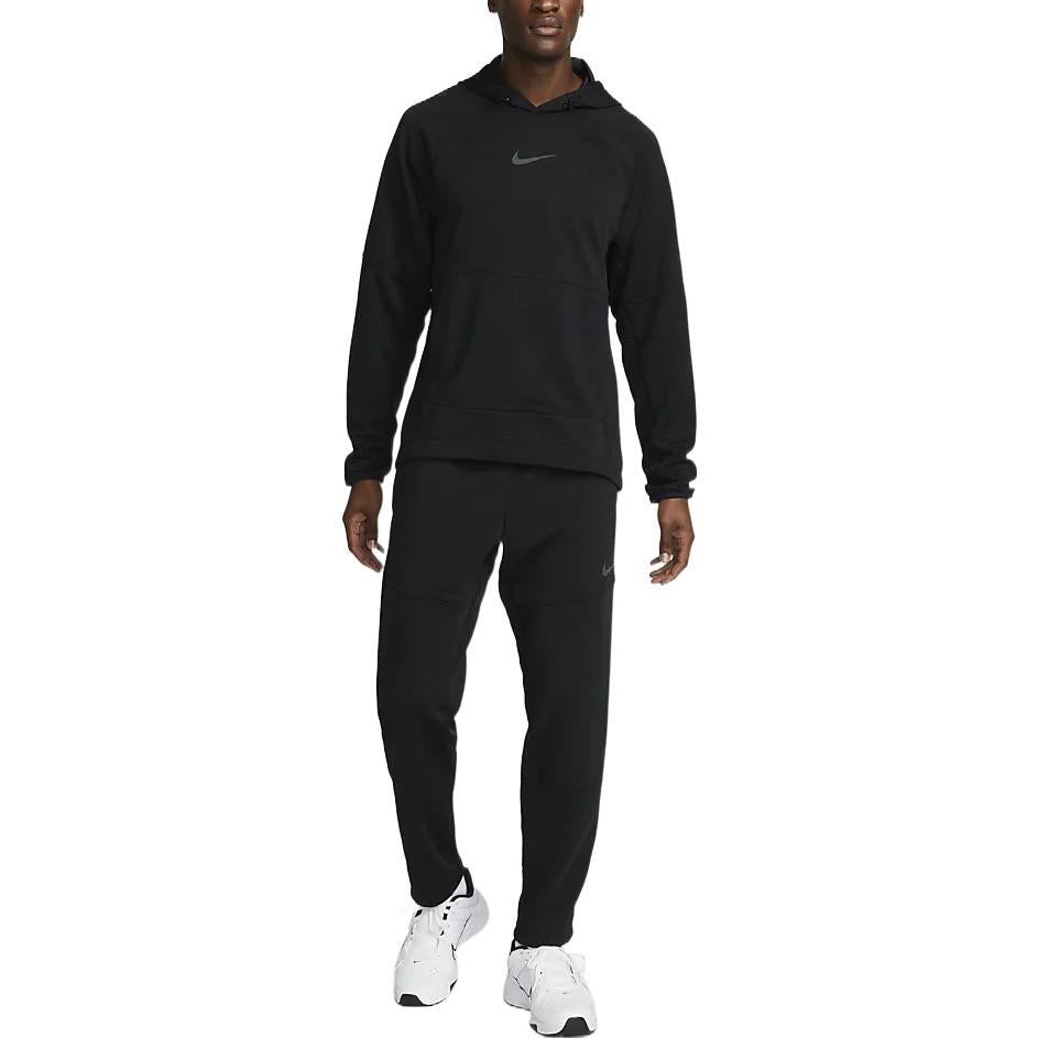Nike Pro Dri-FIT Fleece Fitness Pullover 'Black' DV9821-010