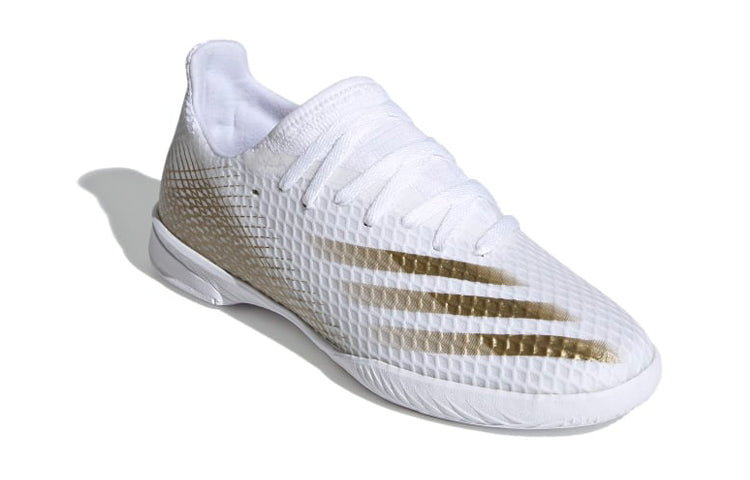 (PS) adidas X Ghosted.3 IN 'White Metallic Gold Melange' EG8225