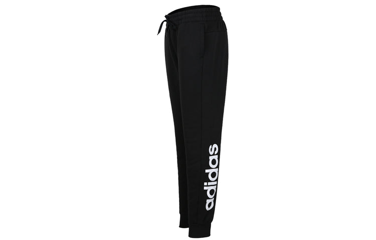 (WMNS) adidas E LIN Plus Fleece Trousers Black DP2399