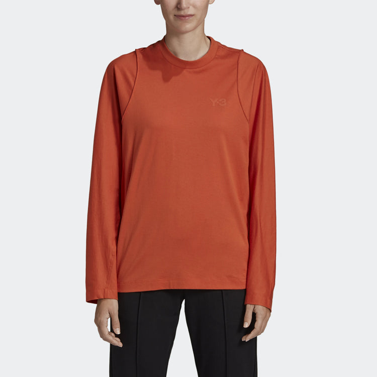 (WMNS) Y-3 Loose Logo Casual Orange T-Shirt GK4472