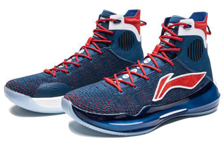 Li-Ning Yushuai 13 Premium Hi 'Blue Red' ABAP065-12