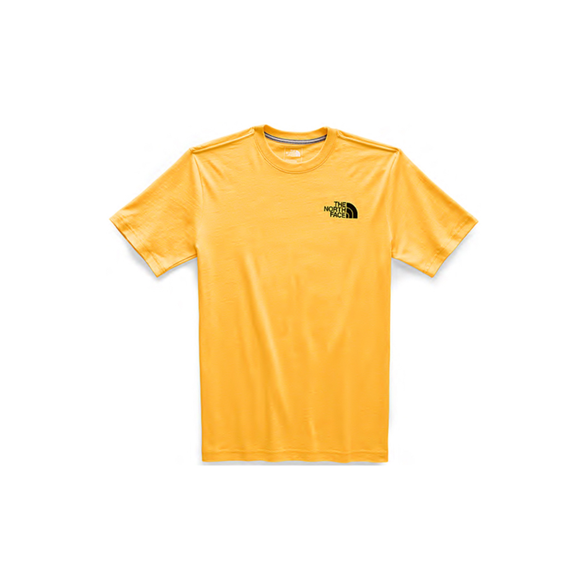 THE NORTH FACE Back Printing Short Sleeve Couple Style Yellow NF0A3X9870M