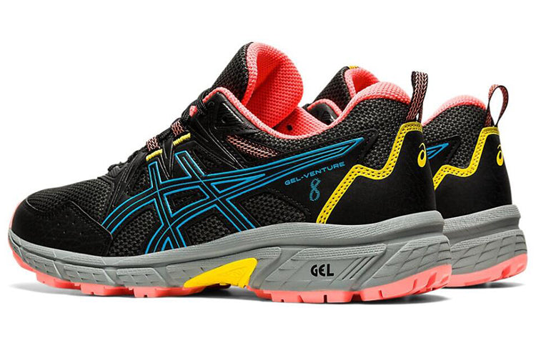 (WMNS) ASICS Gel-Venture 8 'Black Digital Aqua' 1012A708-005