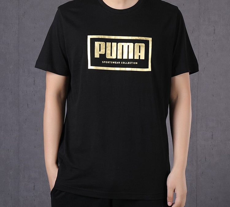 PUMA Holiday Pack Sports Short Sleeve TEE Black 581763-01