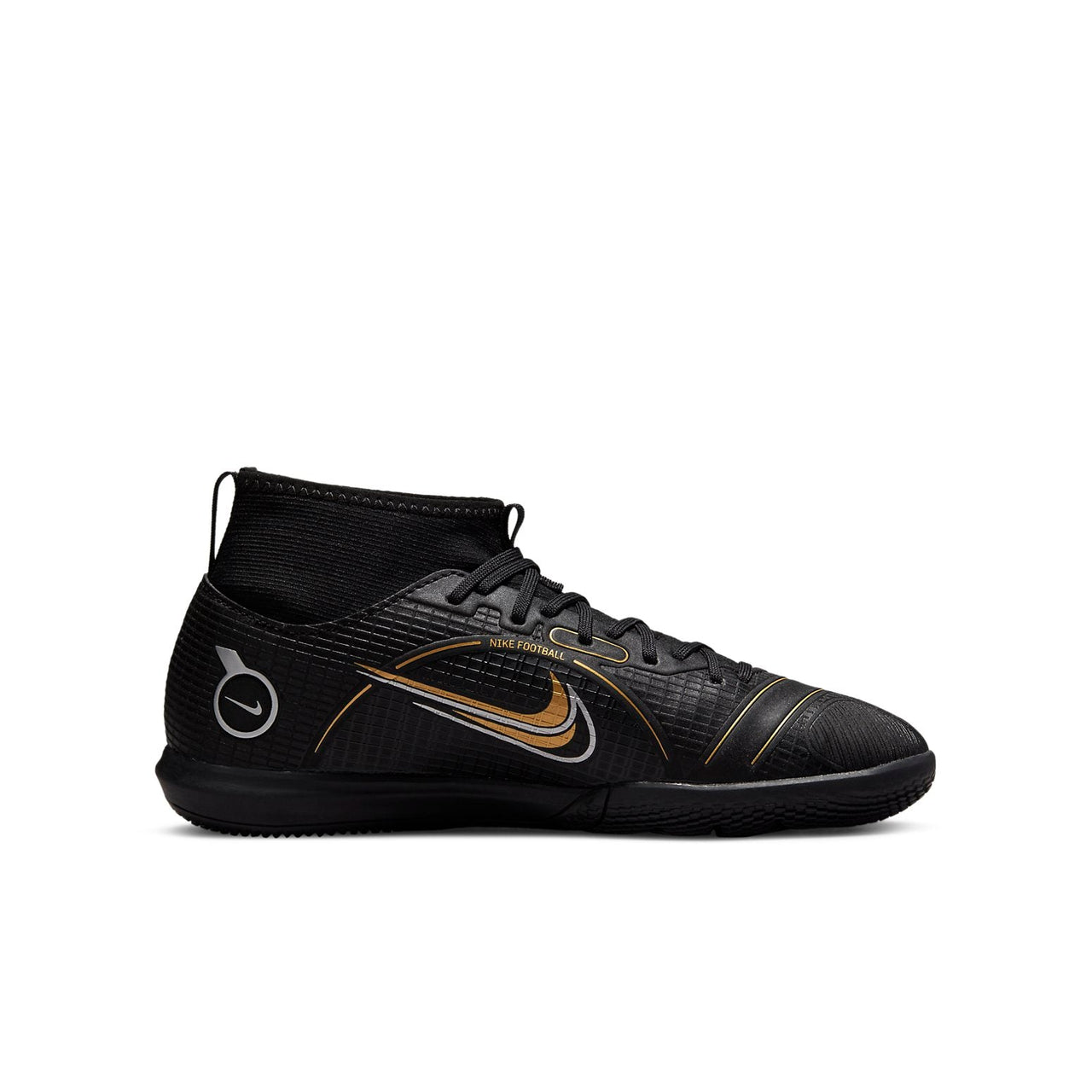 (GS) Nike Mercurial Superfly 8 Academy IC 'Black Metallic Gold' DJ2860-007