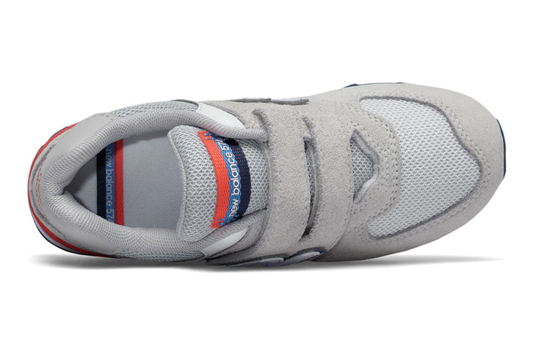(GS) New Balance 574 Grey/Red/Blue YV574NCR