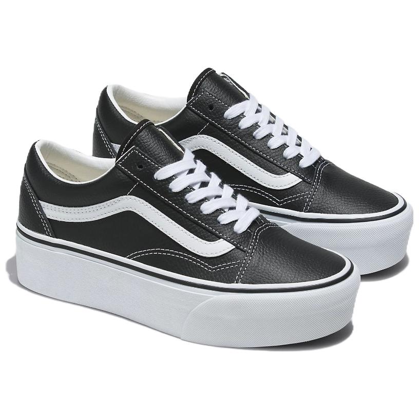 (WMNS) Vans Old Skool Stackform Shoes 'Black White' VN0A7Q5MBPB