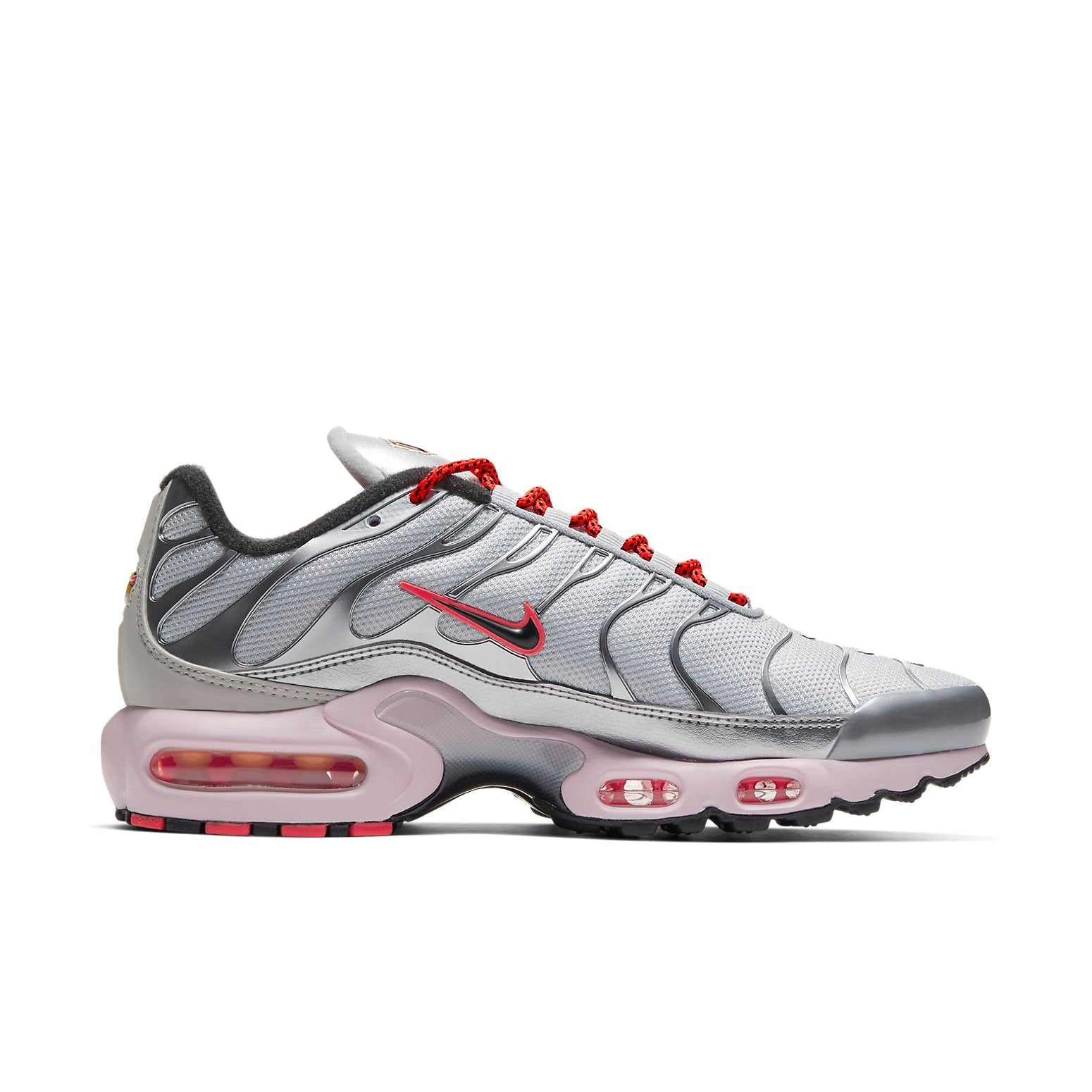 (WMNS) Nike Air Max Plus 'Metallic Silver Bright Crimson' CT2545-001
