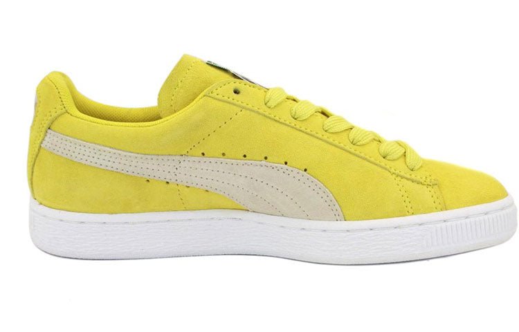 (WMNS) PUMA Suede Classic Board Shoes Yellow 355462-02