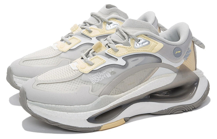 (WMNS) Li-Ning Infinity 'Grey Yellow' AZGS054-2