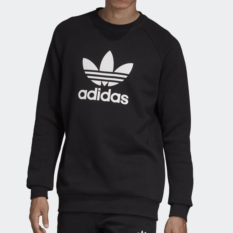 adidas originals Trf Flc Crew Sports Pullover Black EH6513