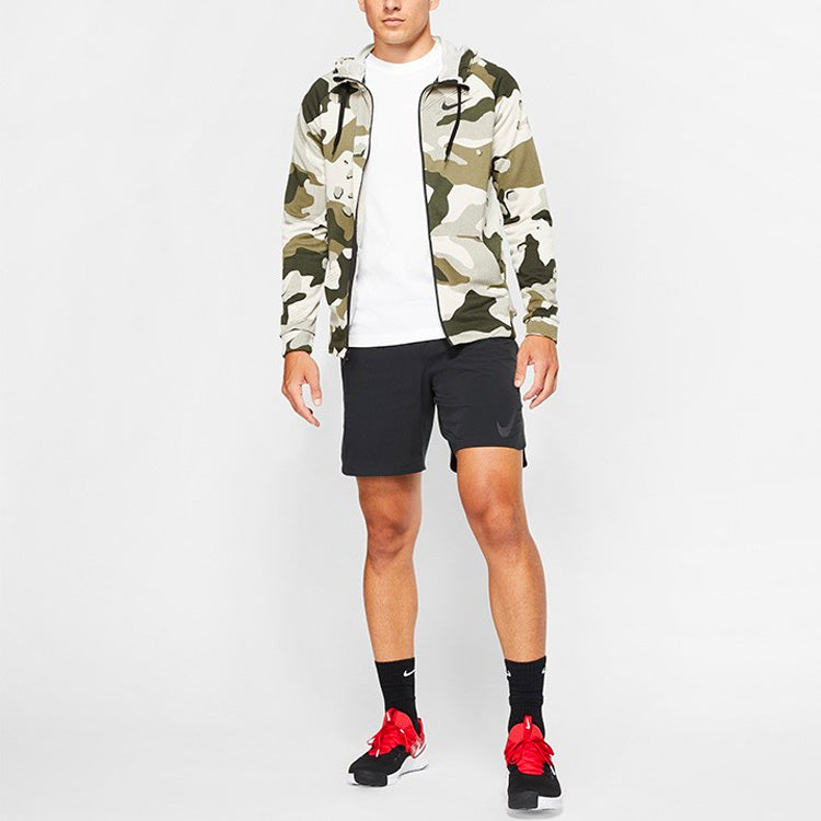 Nike Dri-FIT Sports Training Quick Dry Hooded Jacket Camouflage BV2719-072