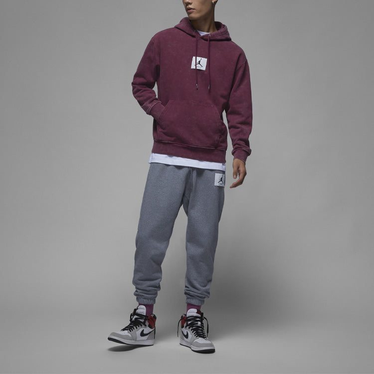 Air Jordan Wash Fleece Hoodie Asia Sizing 'Red' DR3088-680