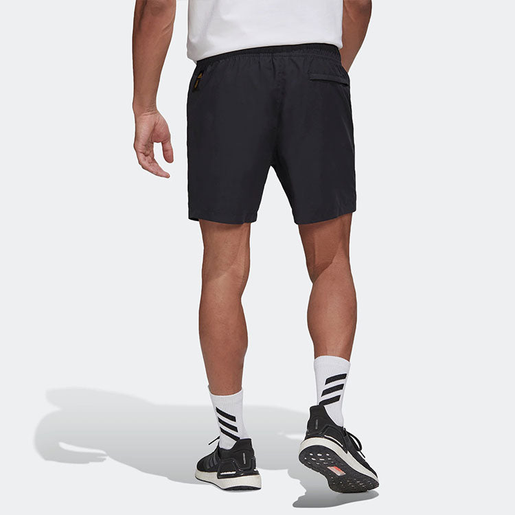 adidas Juventus Soccer/Football Solid Color Sports Shorts Black HB6014