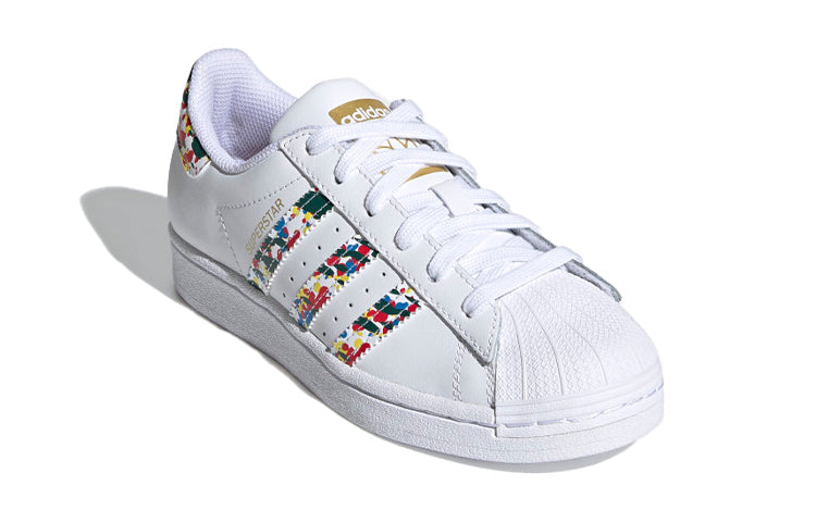 (GS) adidas Originals Superstar Shoes 'White Multi-Color' FY9828