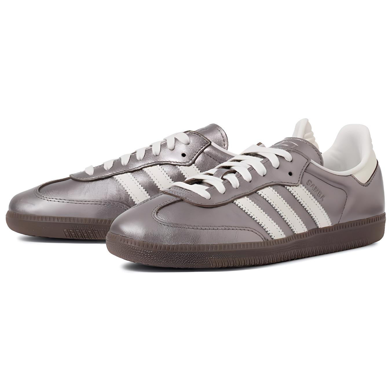 (WMNS) adidas Samba OG 'Metallic Purple White' JI4219