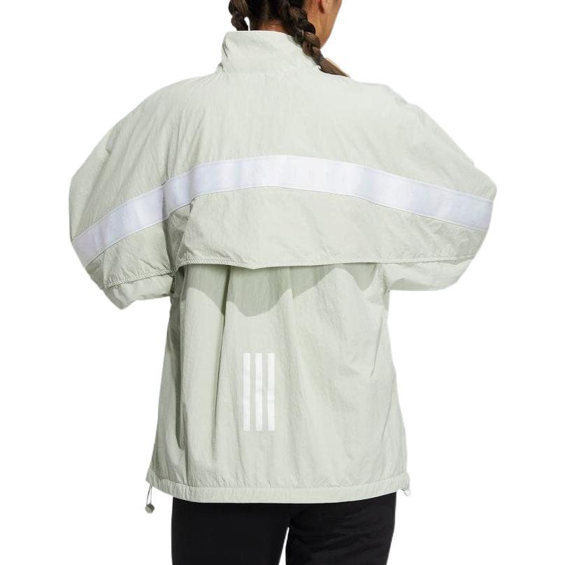 (WMNS) adidas Word Woven Jacket Asia Sizing 'Green' HM2807