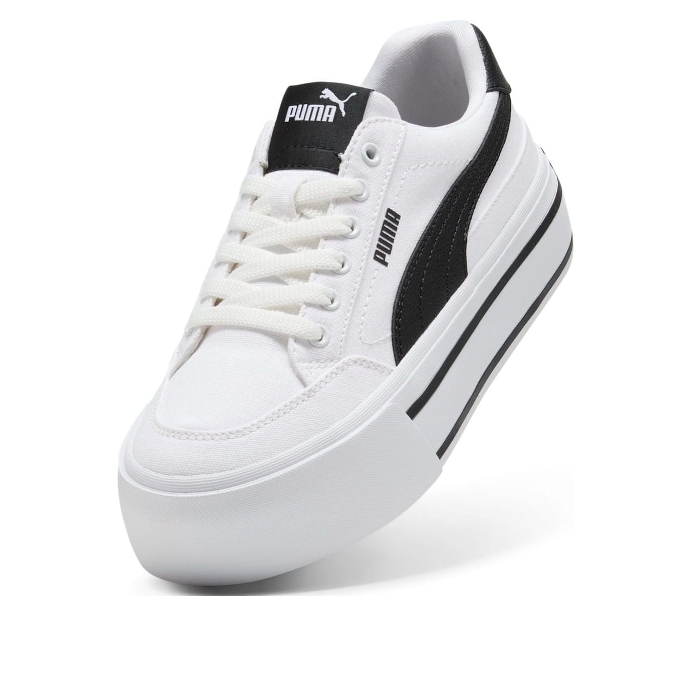 (WMNS) PUMA Court Classic Vulc FS 'White Black' 402329-01