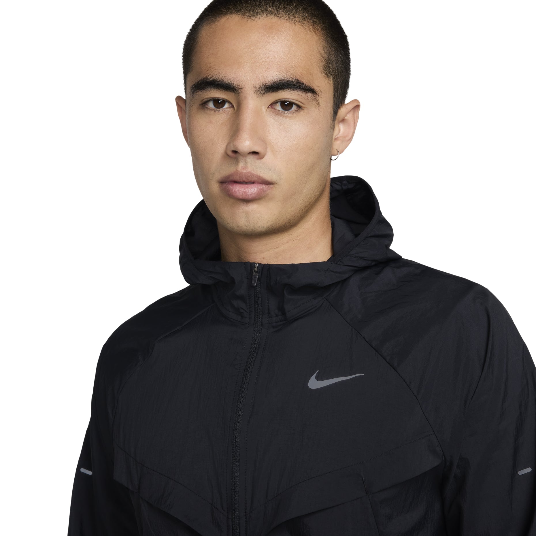 Nike Stride Repel UV Running Jacket 'Black' HV4549-010