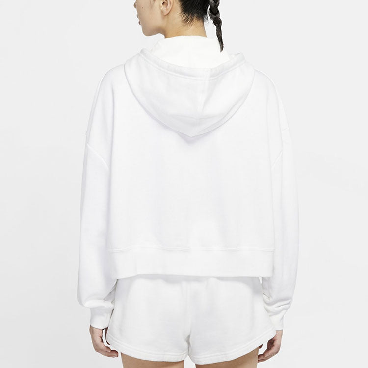 (WMNS) Nike Casual Sports Pullover hoodie White DJ1075-100