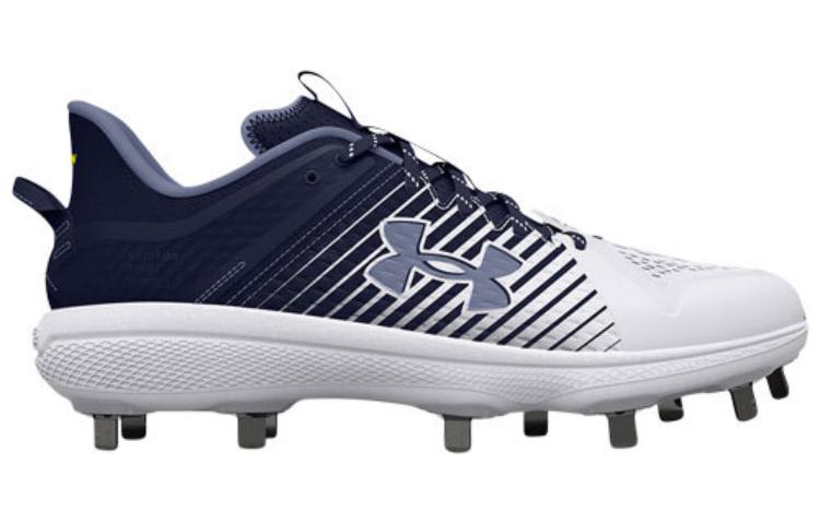 Under Armour Yard Low MT Baseball Cleats 'White Black' 3025592-401