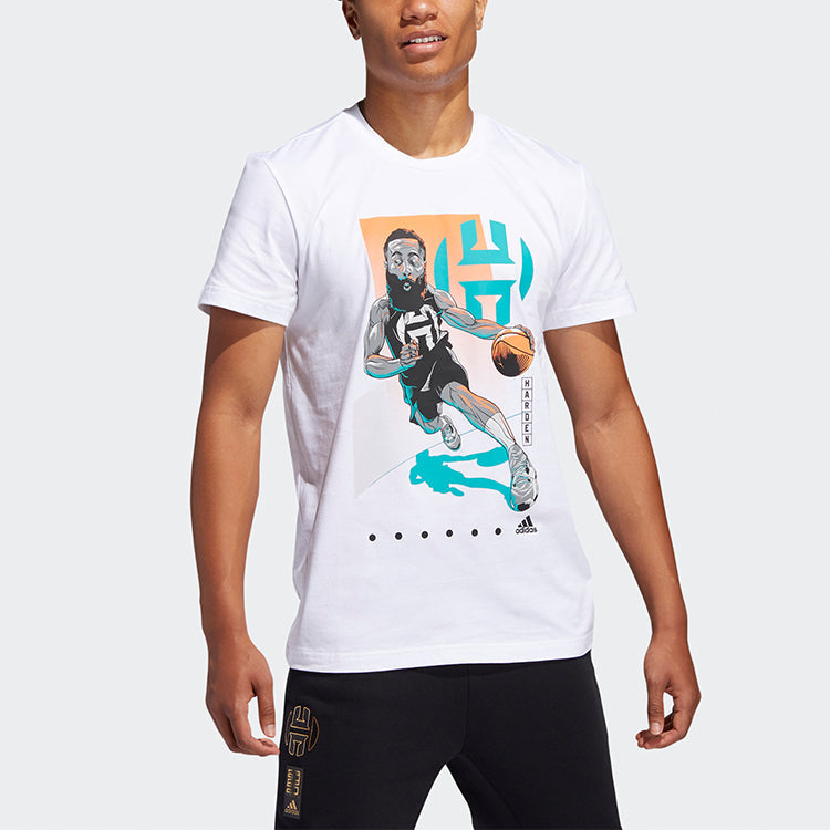 adidas Printed Short Sleeve TEE Men White FM4778