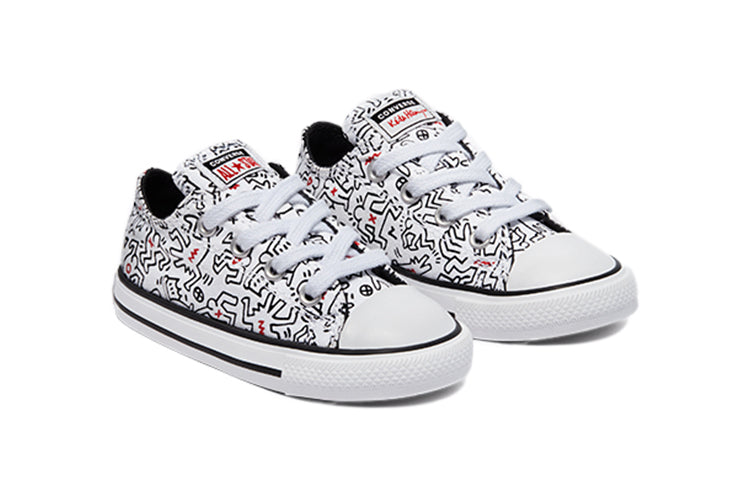 (TD) Keith Haring x Converse Chuck Taylor All Star Canvas Shoes White/Black 771862C