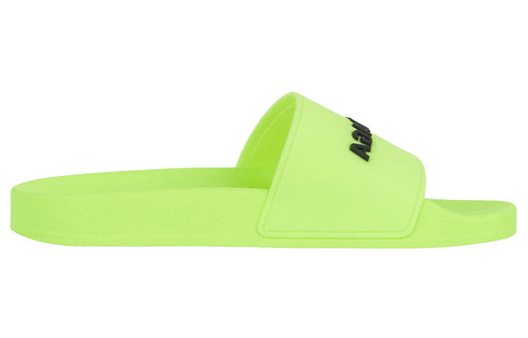 (WMNS) Balenciaga Pool Slides 'Fluo Yellow' 565547W1S827321