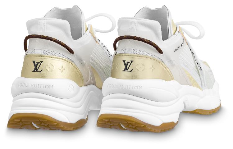 (WMNS) LOUIS VUITTON LV Run 55 Trainers 'White Gold' 1AAP5T