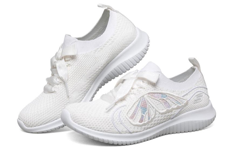 (WMNS) Skechers Ultra Flex Running Shoes Creamy 149063-WHT