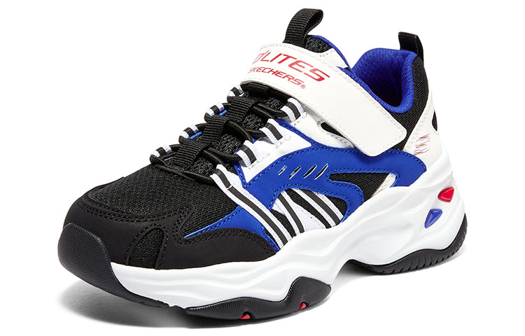 (GS) Skechers DLITES 4.0 'White Black Blue' 405211L-WBKB