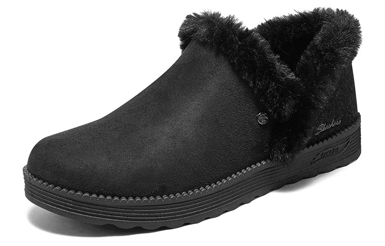 (WMNS) Skechers Modern Comfort Winter Shoes 'Black' 167660-BBK
