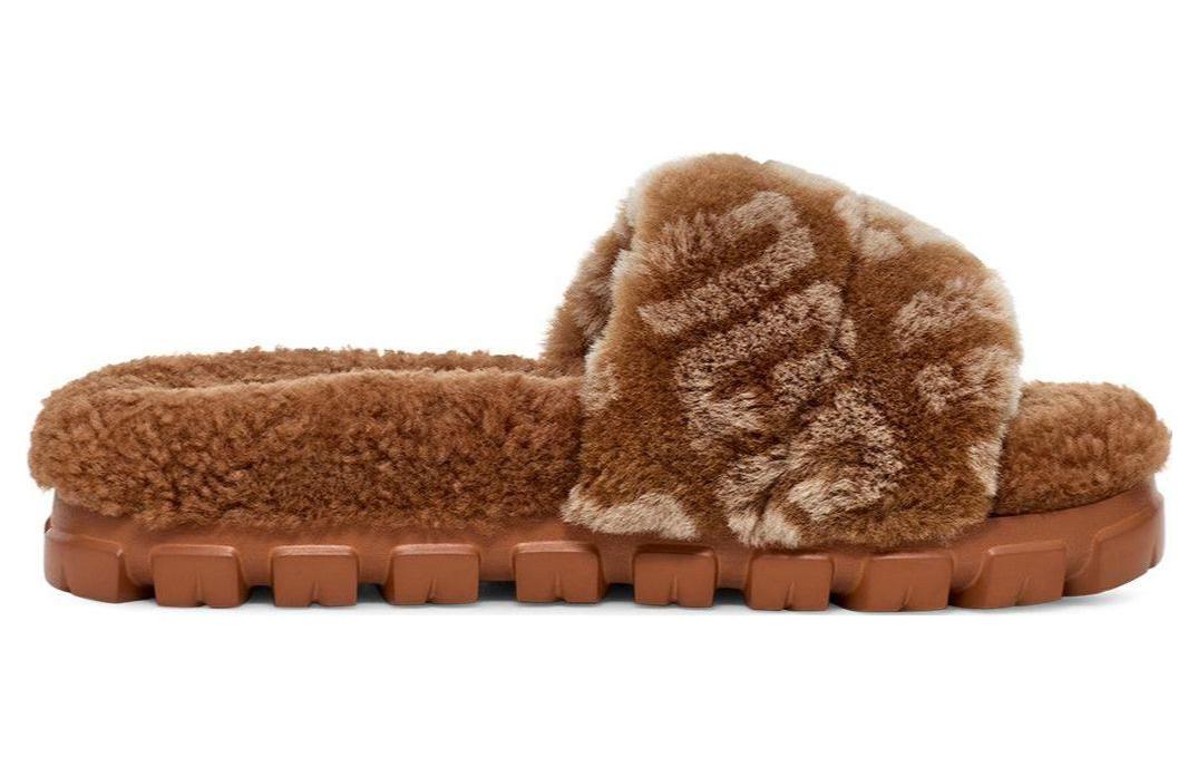 (WMNS) UGG Logo Slides 'Brown' 1148770-HWD